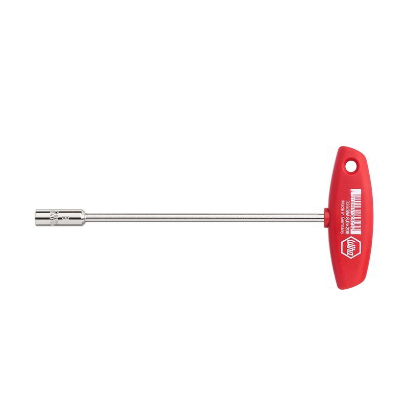 WIHA llave de vaso hexagonal 336 ancho de llave 8 mm longitud de hoja 125 mm (4000828131)