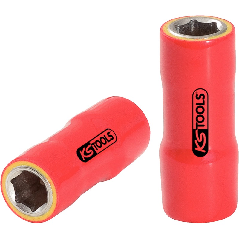 Vaso KS TOOLS de 1/4" con aislamiento de proteccin, 8 mm ( 117.1408 )