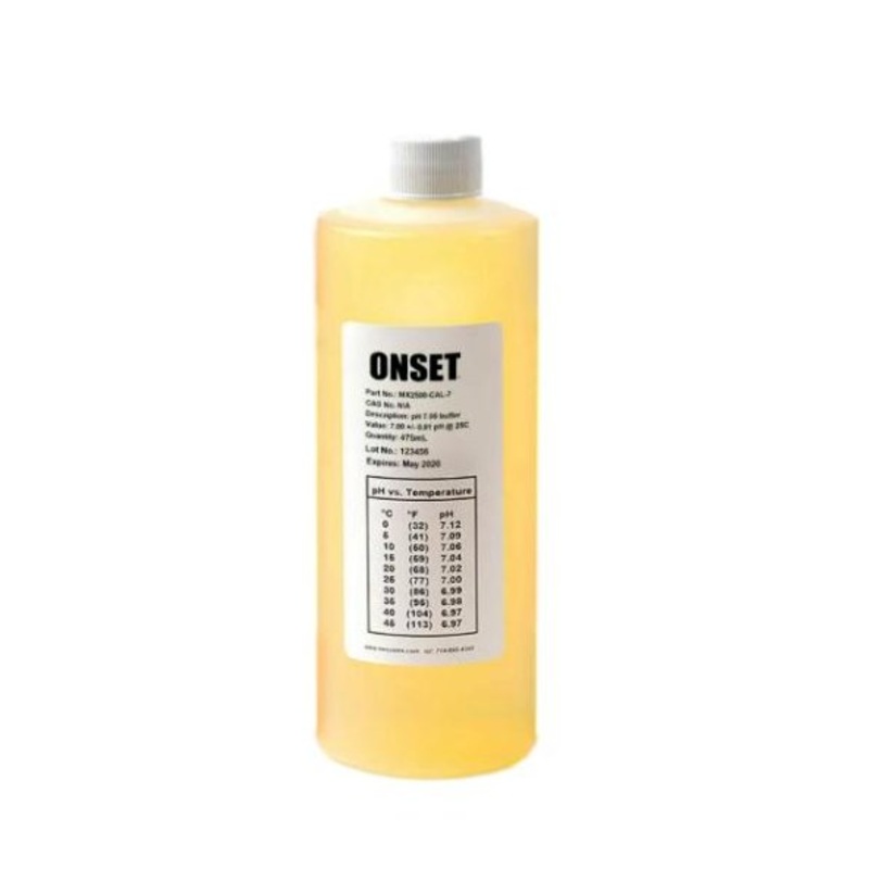 HOBO MX2500-CAL-10 Calibration Solution, pH 7.00, 475 mL