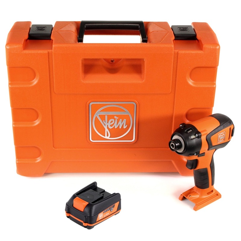 Atornillador de impacto a batera FEIN ASCD 12-150 W4 Select Li-Ion sin escobillas + 1x batera 3,0 Ah en maletn de herramientas - sin cargador