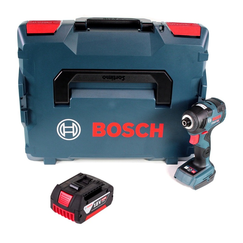 Bosch GDR 18V-160 llave de impacto rotativa a batera 18V 160Nm + 1x batera 5.0Ah + L-Boxx - sin cargador