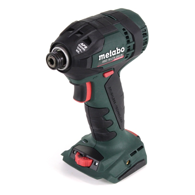 Metabo SSD 18 LTX 200 BL Atornillador de impacto inalmbrico 18V 200Nm 1/4" solo sin escobillas (602396890) - sin batera, sin cargador