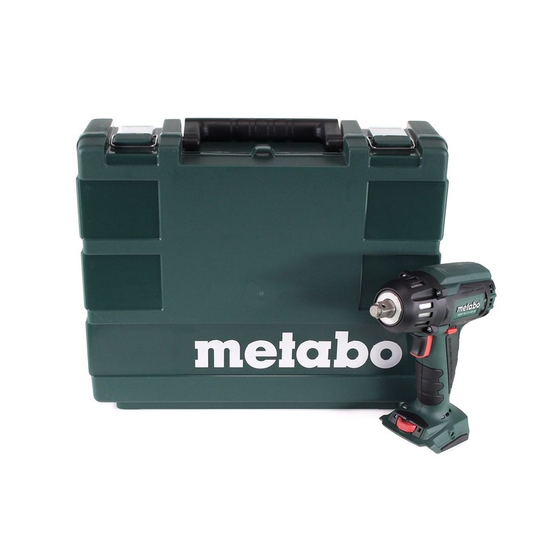 Metabo SSW 18 LTX 400 BL Atornillador de impacto inalmbrico 18V 400Nm 1/2" sin escobillas solo + maletn - sin batera, sin cargador