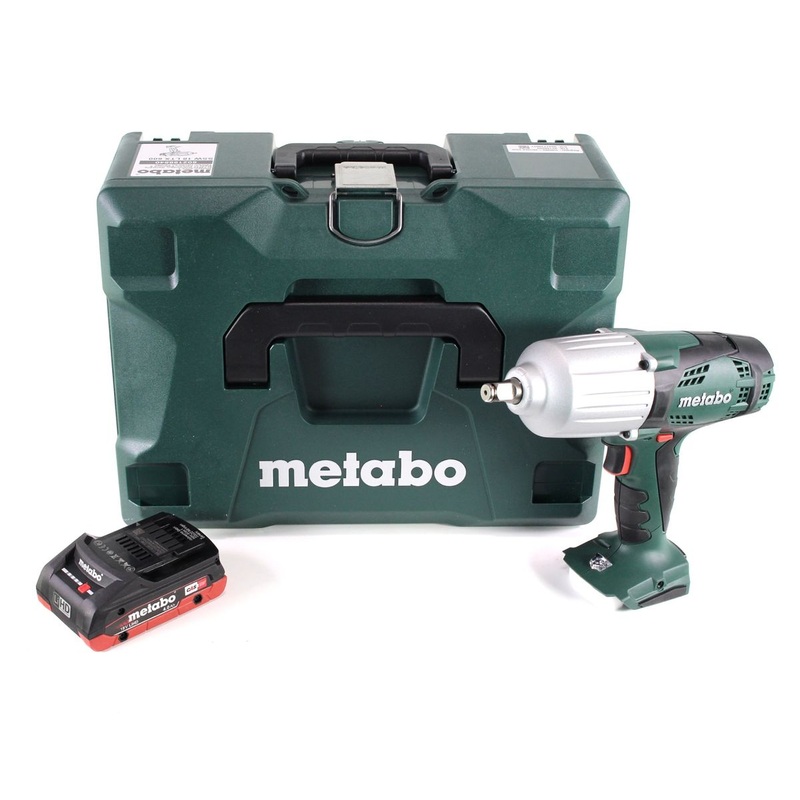 Metabo SSW 18 LTX 600 Atornillador de impacto a batera 18 V 600 Nm 1/2" + 1x batera LiHD 4,0 Ah + MetaLoc - sin cargador