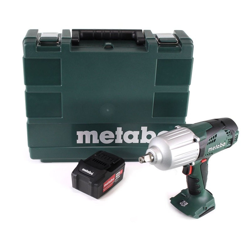 Metabo SSW 18 LTX 600 llave de impacto a batera 18V 600Nm 1/2" + 1x batera 5,2Ah + maletn - sin cargador