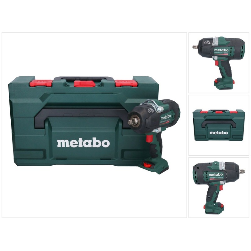 Metabo SSW 18 LTX 1450 BL Llave de impacto a batera 18 V 1450 Nm sin escobillas (602401840) + metaBOX - sin batera, sin cargador