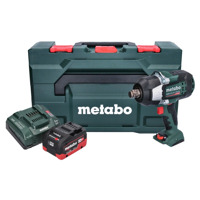 Metabo SSW 18 LTX 1750 BL Atornillador de impacto a batera 18 V 1750 Nm 3/4" sin escobillas + 1x batera 5,5 Ah + cargador + metaBOX