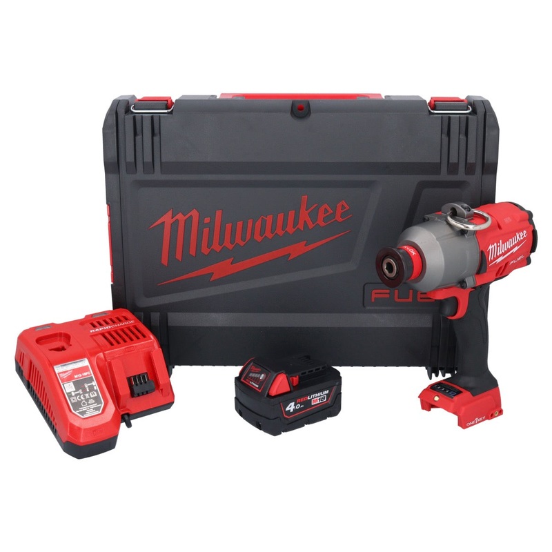 Milwaukee M18 ONEFHIWH716-401X Llave de impacto inalmbrica 18 V 1017 Nm 7/16" sin escobillas + 1x batera 4,0 Ah + cargador + caja HD