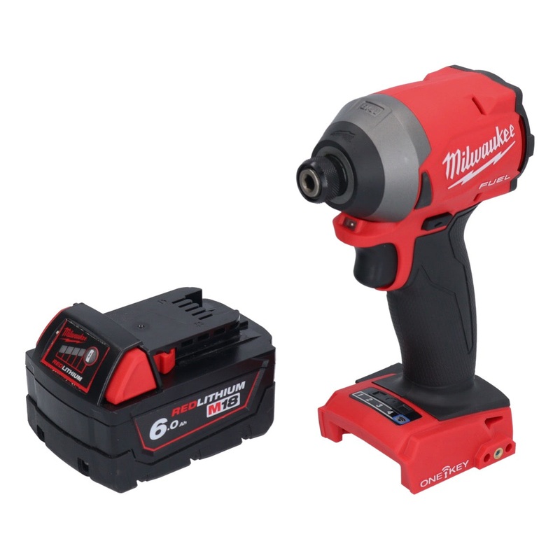 Milwaukee M18 ONEID2-601 llave de impacto inalmbrica 18 V 226 Nm 1/4" sin escobillas + 1x batera 6,0 Ah - sin cargador