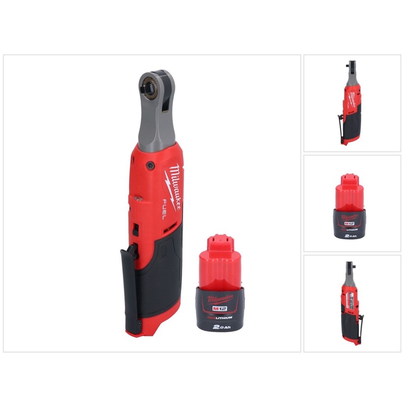 Milwaukee M12 FHIR14-201 carraca a batera 12 V 47 Nm 1/4" sin escobillas + 1x batera 2,0 Ah - sin cargador