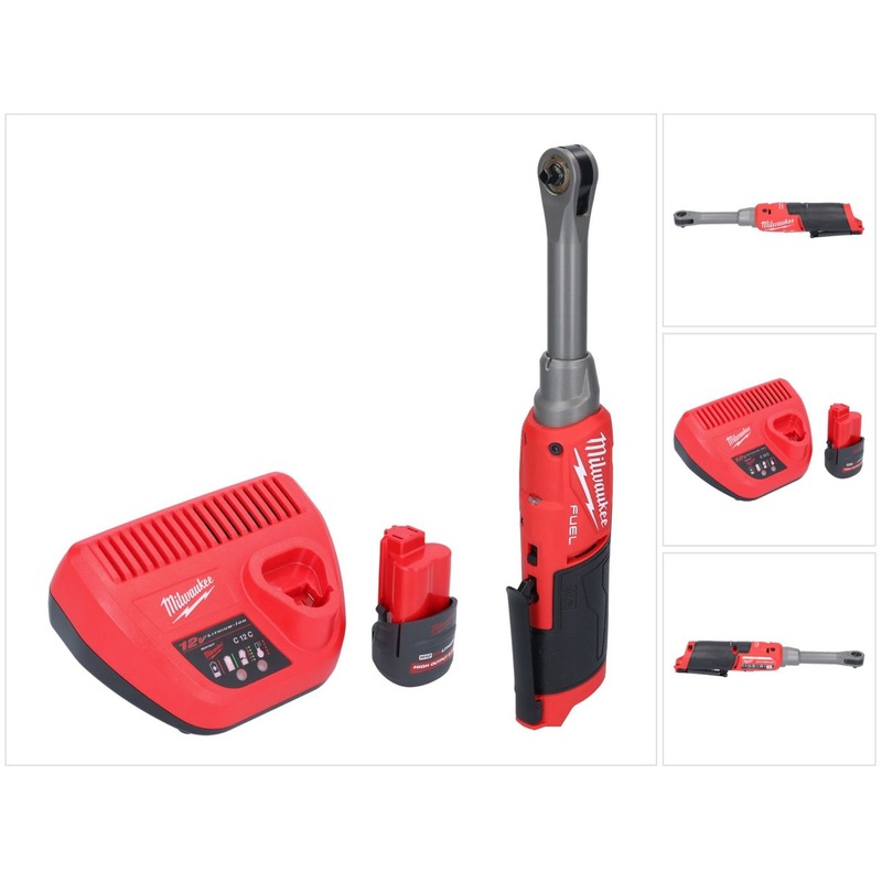 Milwaukee M12 FHIR14LR-251 batera de trinquete de alta velocidad 12 V 47 Nm 1/4" sin escobillas + 1x batera 2,5 Ah + cargador
