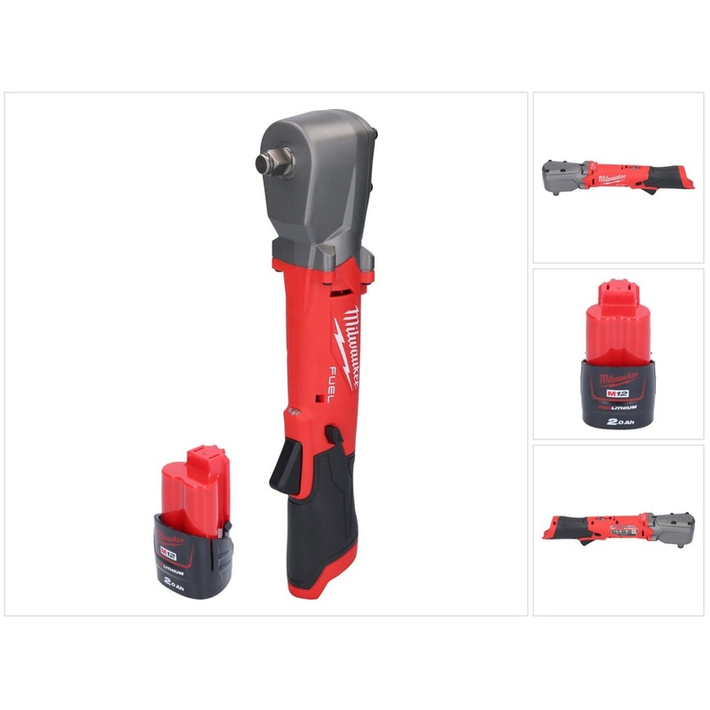Milwaukee M12 FRAIWF12-201 Llave de impacto angular a batera 12 V 1/2" 270 Nm sin escobillas + 1x batera 2,0 Ah - sin cargador