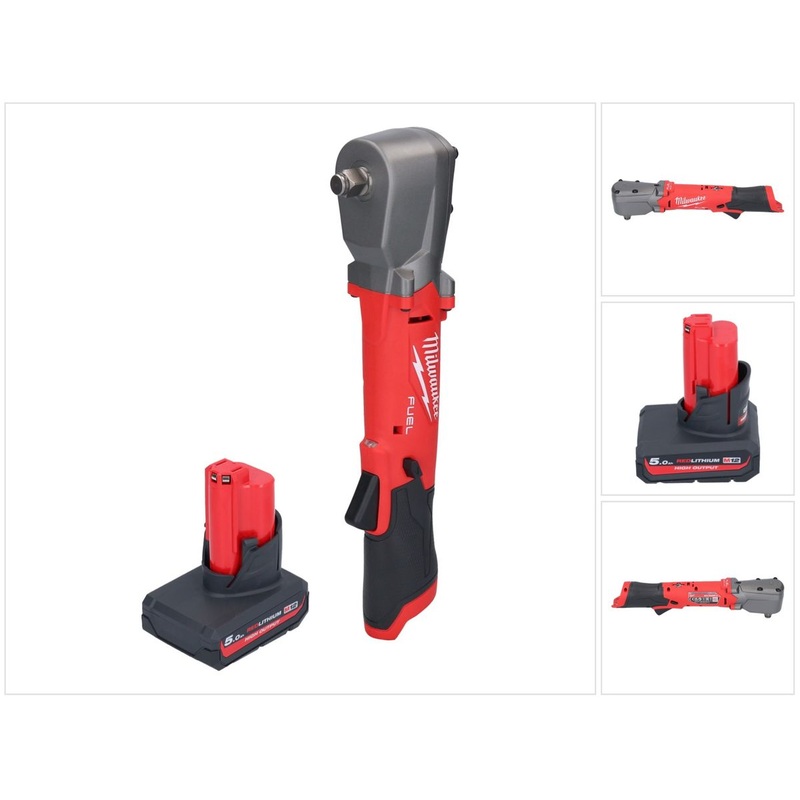 Milwaukee M12 FRAIWF12-501 llave de impacto angular a batera 12 V 1/2" 270 Nm sin escobillas + 1x batera 5,0 Ah - sin cargador