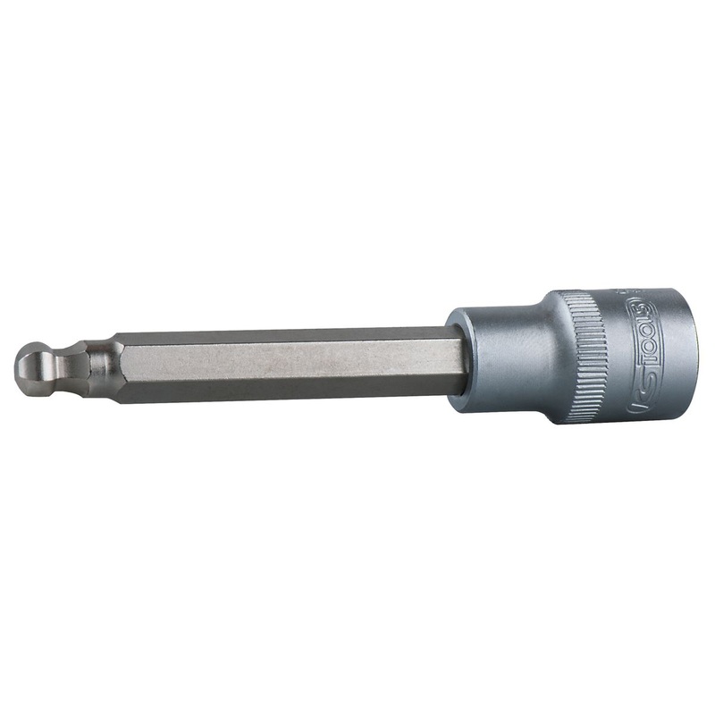 KS TOOLS Vaso con punta de 1/2", hexgono interior con cabeza esfrica, largo, 14 mm, 200 mm ( 911.5319 )