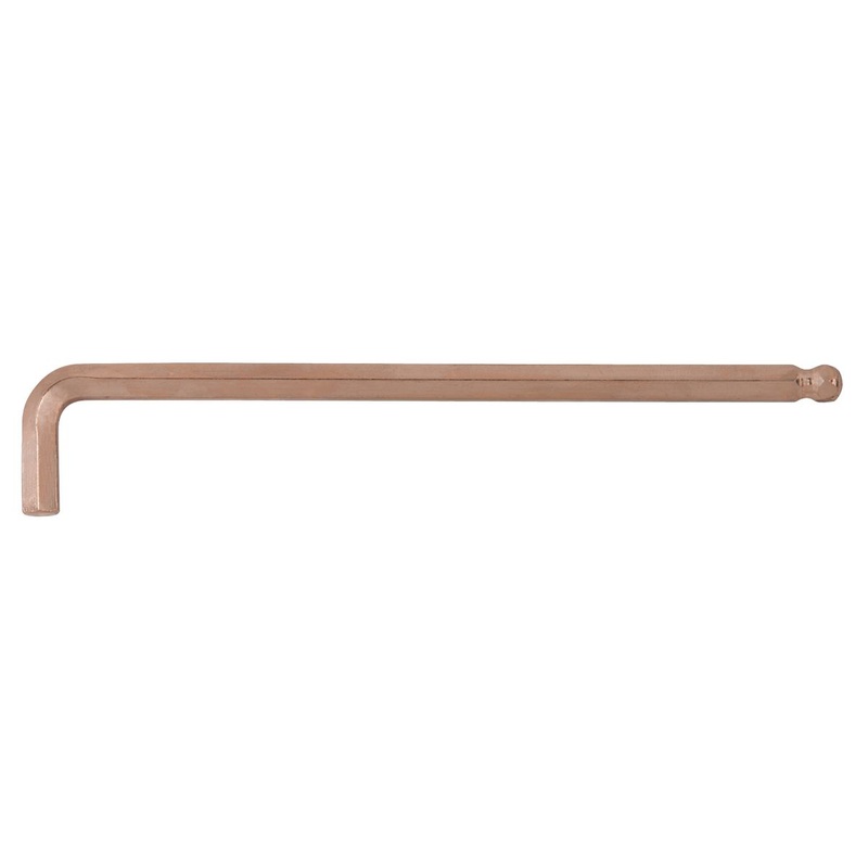 KS TOOLS BERYLLIUMplus llave Allen, larga 12 mm, con cabeza esfrica ( 962.0467 )