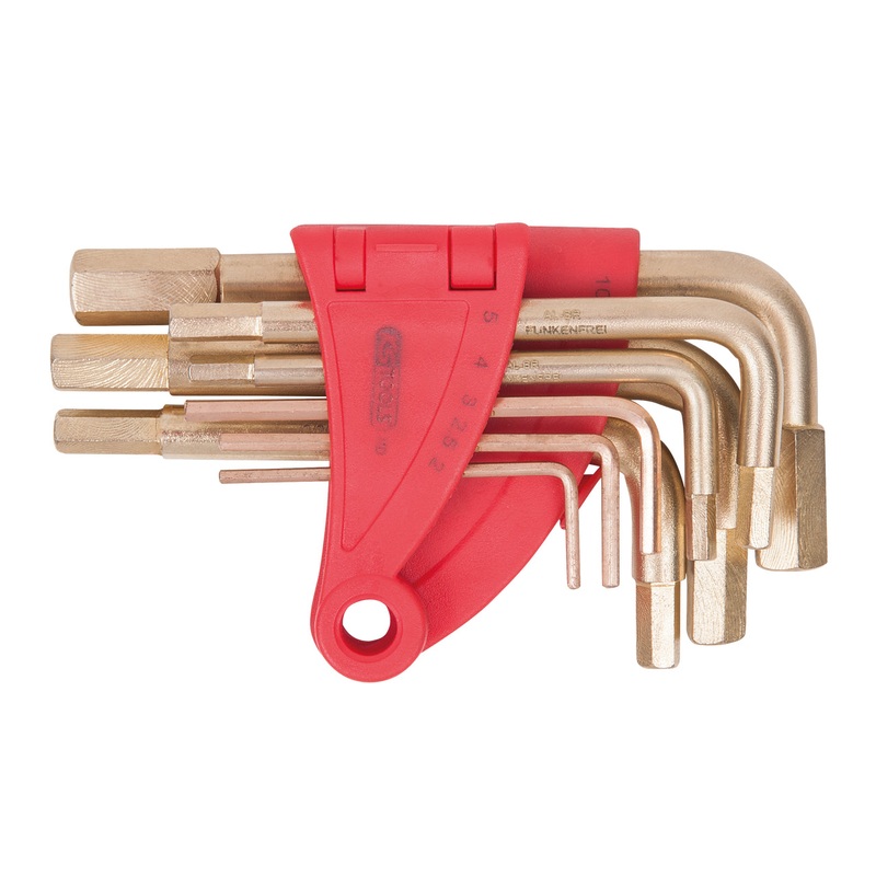 KS TOOLS BRONZEplus Juego de llaves Allen 8 piezas (963.1512)