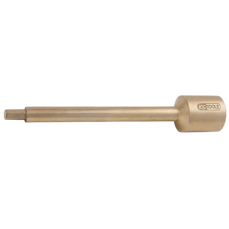 KS TOOLS BRONZEplus vaso de vaso hexagonal 1/2" largo 6x160 mm ( 963.1315 )