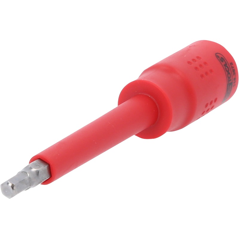 KS TOOLS Vaso con punta aislado de 3/8", hexgono interior, 5 mm, 122 mm de largo ( 118.3872 )
