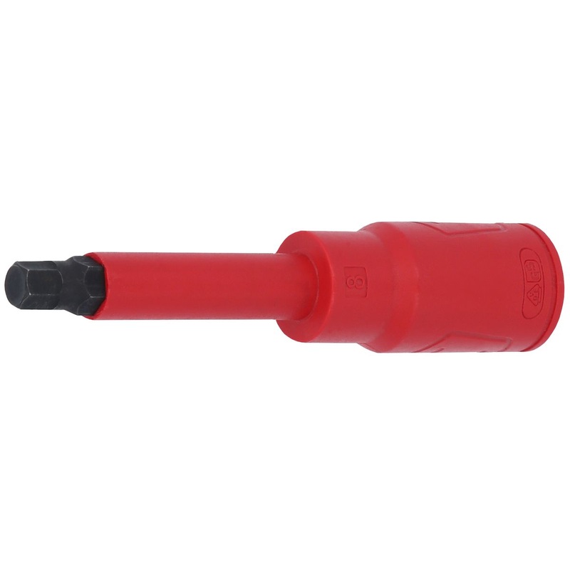 KS TOOLS Vaso con punta de 1/2" con aislamiento protector para tornillos con hexgono interior, largo, 10 mm ( 117.5710 )