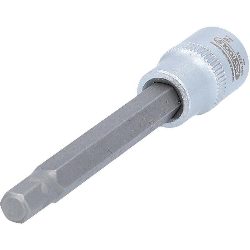KS TOOLS Vaso con punta de 3/8" para tornillos Allen en la pinza de freno, 7 mm, 92 mm de largo ( 150.2292 )