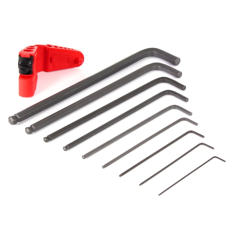 Wera 950/9 Hex-Plus 6 Juego de llaves acodadas, 9 piezas, mtricas, BlackLaser para tornillos con hexgono interior (05022086001)