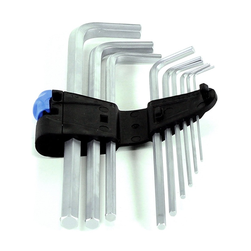 Wera 950/9 L Hex-Plus HF 1 Juego de llaves Allen para tornillos con hexgono interior, 9 piezas (05022130001)