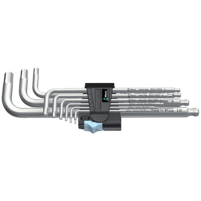 WERA juego de destornilladores angulares 3950 PKL/9 soporte de plstico de 9 piezas (4000828220)