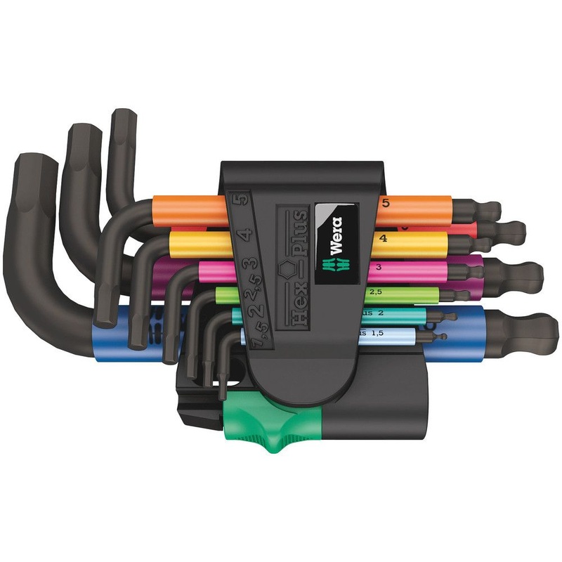 WERA juego de destornilladores angulares 950/9 soporte de plstico de 9 piezas (4000825555)