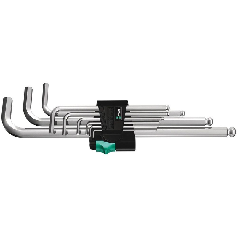 WERA juego de destornilladores angulares 950 PKL soporte de plstico de 9 piezas (4000825492)