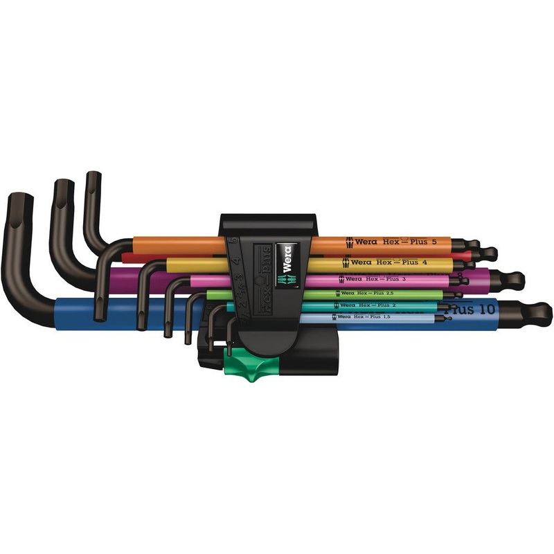 WERA juego de destornilladores angulares 950 SPKL/SM N SB soporte de plstico de 9 piezas (4000825528)