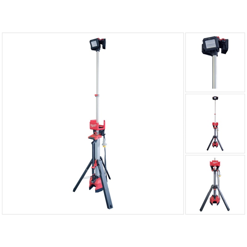 Foco de construccin a batera Milwaukee M18 HOSALC-0 18 V 1,0 - 2,20 m 6000 lm Solo (4933478116) - sin batera, sin cargador