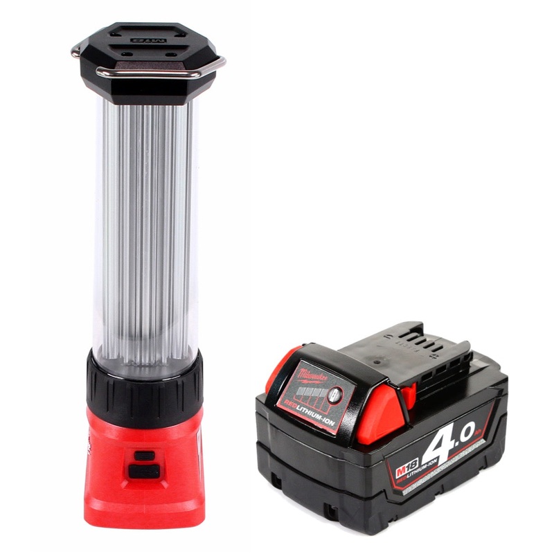 Linterna LED con batera Milwaukee M18 LL-401 18 V Li-Ion + 1 batera de 4,0 Ah - sin cargador