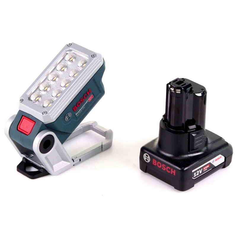 Lmpara de batera Bosch GLI 12V-330 DeciLED + 1x batera de 6,0 Ah - sin cargador