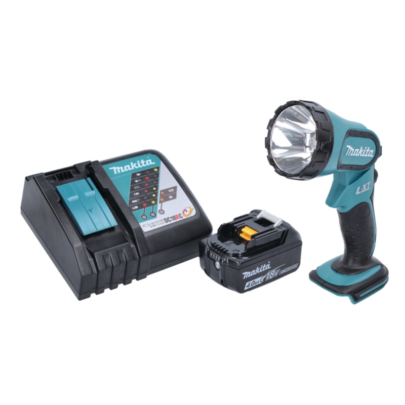 Lmpara de batera / lmpara de mano Makita DML 185 RM1 18 V + 1x batera 4,0 Ah + cargador