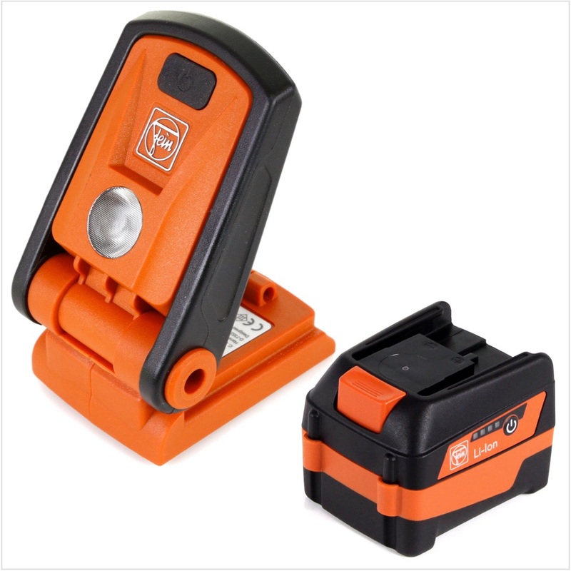 Lmpara LED FEIN ALED 12 bateras 12-18V + 1x batera 6.0Ah 12V