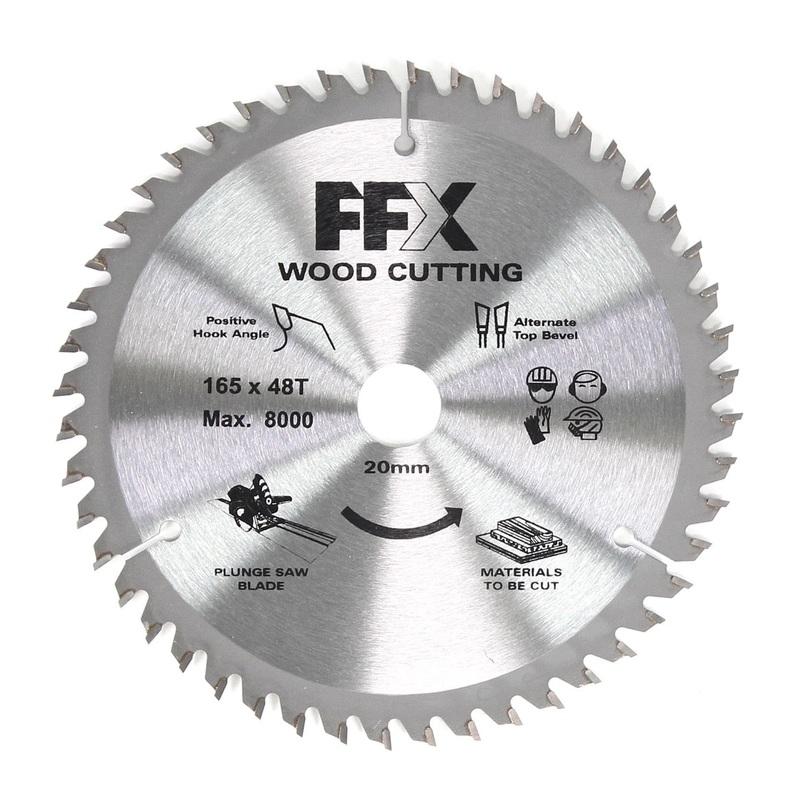 FFX QQ0102500265 hoja de sierra de inmersin 165 x 20 mm 48 dientes (B-10344)