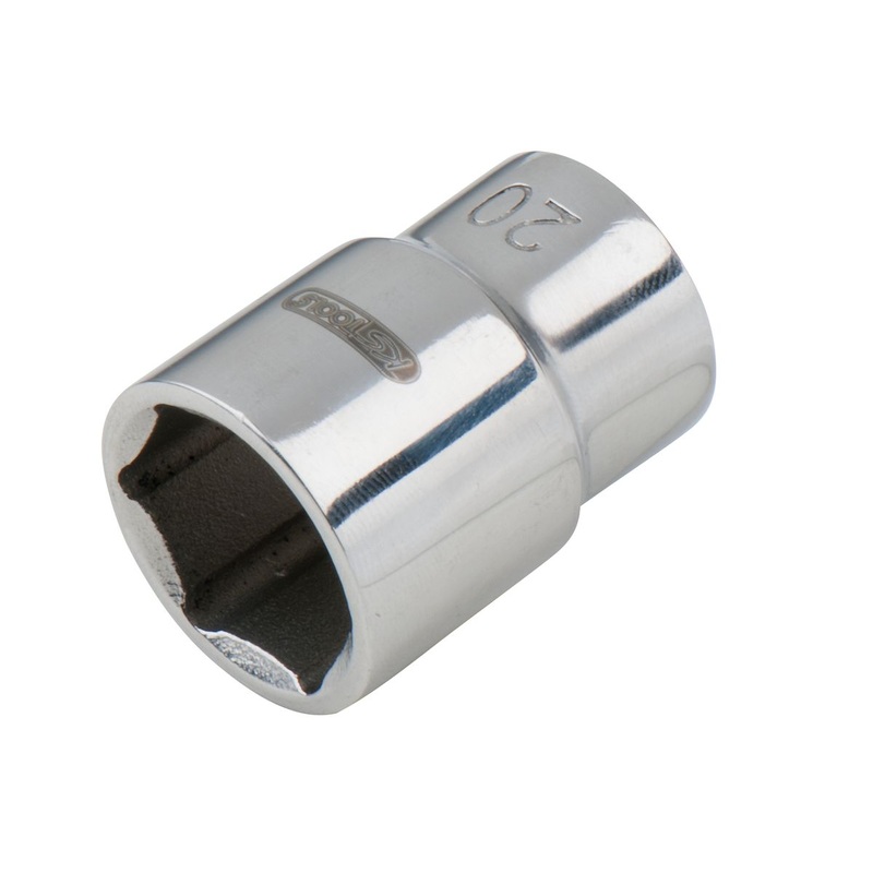 KS TOOLS Vaso hexagonal de 1/2" de acero inoxidable, 13 mm ( 964.1213 )